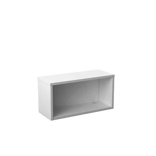 Jemini Reception Modular Straight Riser Unit 800x315x400mm White KF71551