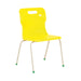 Titan 4 Leg Classroom Chair 438x416x700mm Yellow KF72188