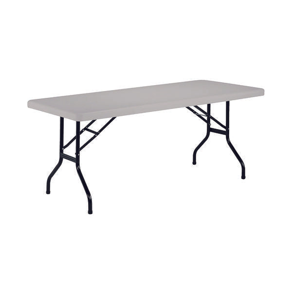 Jemini Rectangular Folding Table 1210x600x740mm White KF72328