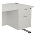 Jemini 2 Drawer Fixed Pedestal 404x655x495mmWhite KF74416