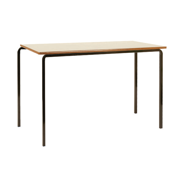 Jemini MDF Edged Classroom Table 1100x550x760mm Beech/Black (Pack of 4) KF74554