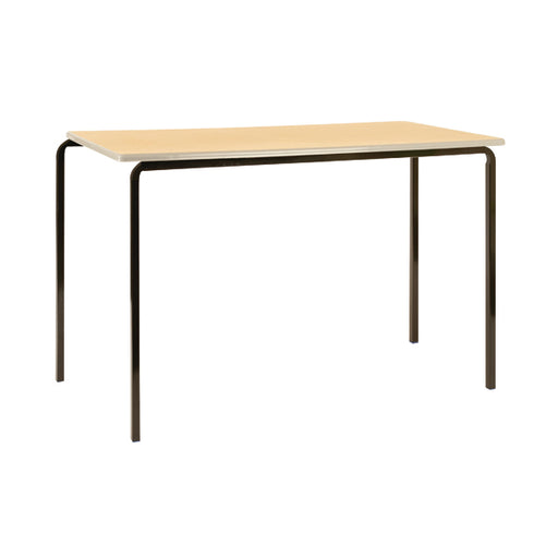 Jemini Polyurethane Edged Class Table 1200x600x590mm Beech/Silver (Pack of 4) KF74569