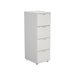 Jemini 4 Drawer Filing Cabinet 464x600x1365mm White KF78667