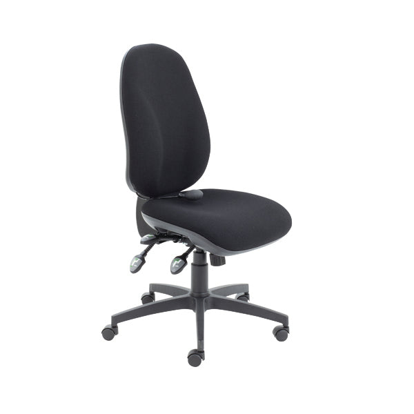 Arista High Back Ergonomic Task Chair 700x700x1040-1160mm Black KF78699