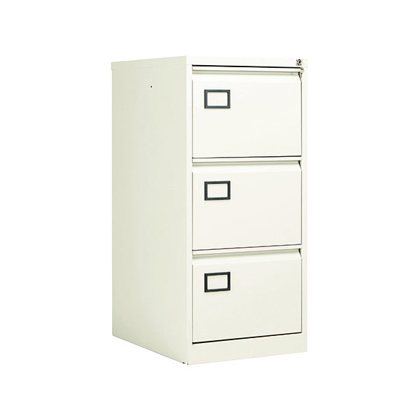 Jemini 3 Drawer Filing Cabinet 470x622x1016mm White KF78707