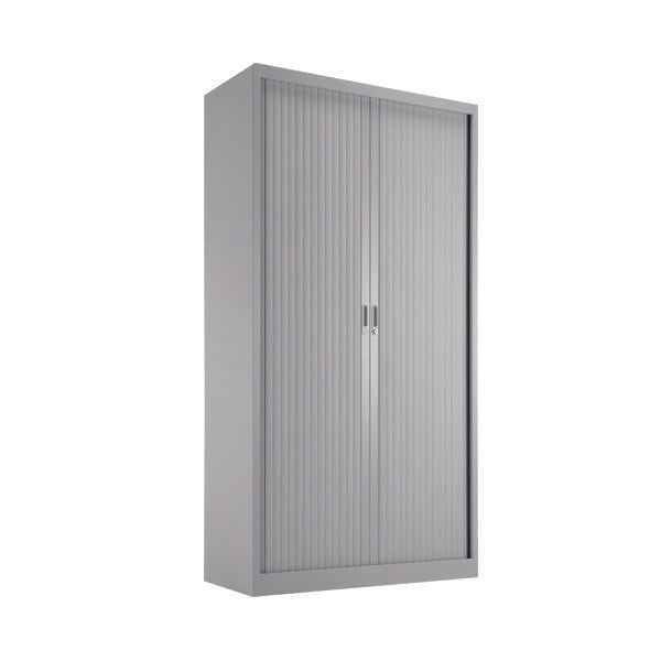 Talos Side Opening Tambour Unit 1000x450x1950mm Grey KF78760