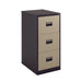 Talos 3 Drawer Filing Cabinet 465x620x1000mm Coffee Cream KF78767