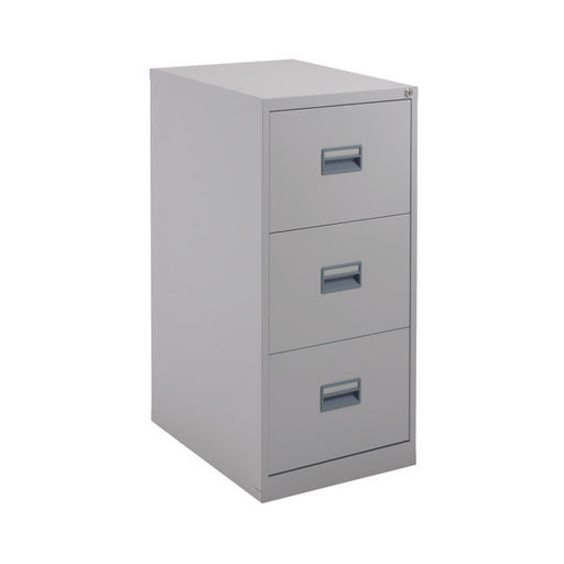 Talos 3 Drawer Filing Cabinet 465x620x1000mm Grey KF78768