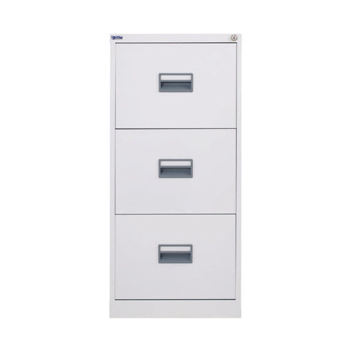 Talos 3 Drawer Filing Cabinet 465x620x1000mm White KF78769