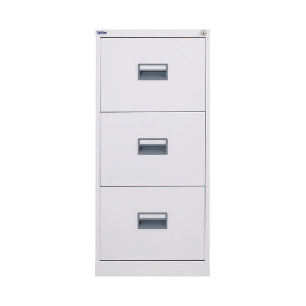 Talos 3 Drawer Filing Cabinet 465x620x1000mm White KF78769