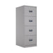 Talos 4 Drawer Filing Cabinet 465x620x1300mm Grey KF78772