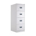 Talos 4 Drawer Filing Cabinet 465x620x1300mm White KF78773