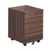 Jemini 2 Drawer Mobile Pedestal 404x500x595mm Walnut KF78942