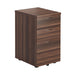 Jemini 3 Drawer Tall Mobile Pedestal 404x500x690mm Walnut KF78946