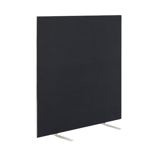 Jemini Floor Standing Screen 1600x25x1800mm Black KF79015