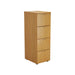 Jemini 4 Drawer Filing Cabinet 464x600x1365mm Nova Oak KF79857