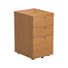 3 Drawer Under Desk Pedestal Nova Oak TESUDP3NO