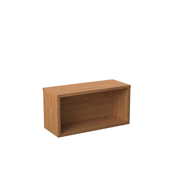 Jemini Reception Modular Straight Hutch Unit 800x315x400mm Nova Oak KF79881