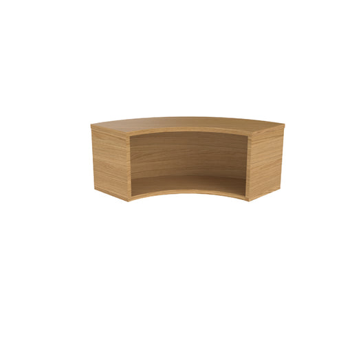 Jemini Reception Modular Corner Riser Units 800x800x400mm Nova Oak KF79883