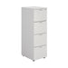 First 4 Drawer Filing Cabinet 464x600x1365mm White KF79920