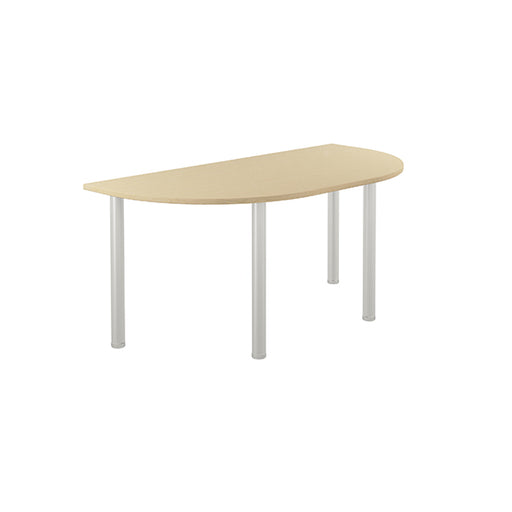 Jemini Semi Circular Multipurpose Table 1600x800x730mm Maple KF819929