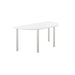 Jemini Semi Circular Multipurpose Table 1600x800x730mm White KF819943