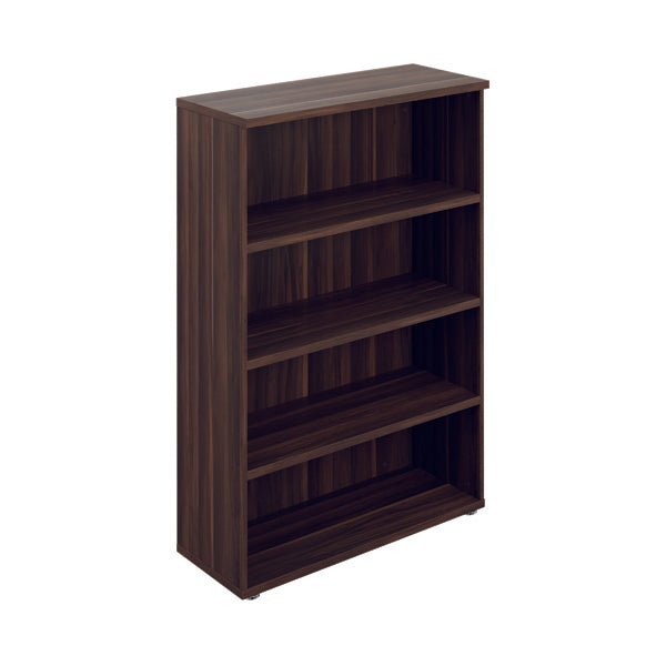 Avior Executive Bookcase 1005x404x1560mm Dark Walnut KF821946