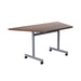 Jemini Trap Tilt Table 1600x800x720mm Dark Walnut/Silver KF822547