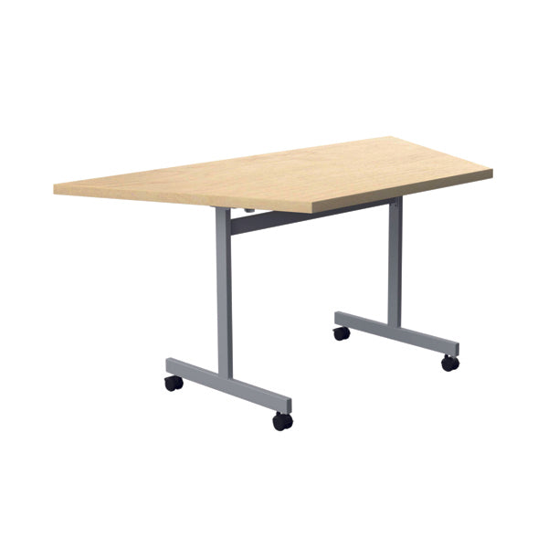 Jemini Trap Tilt Table 1600x800x720mm Maple/Silver KF822561