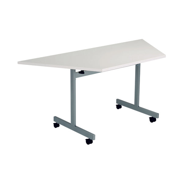 Jemini Trap Tilt Table 1600x800x720mm White/Silver KF822585