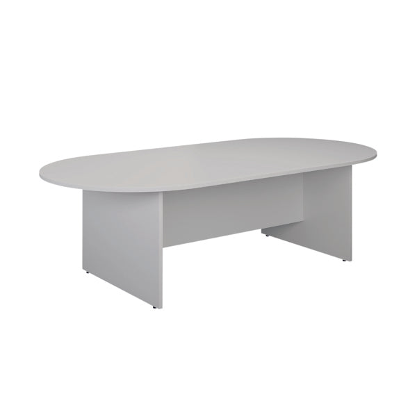 Jemini D-End Meeting Table 1800x1000x730mm White KF822677