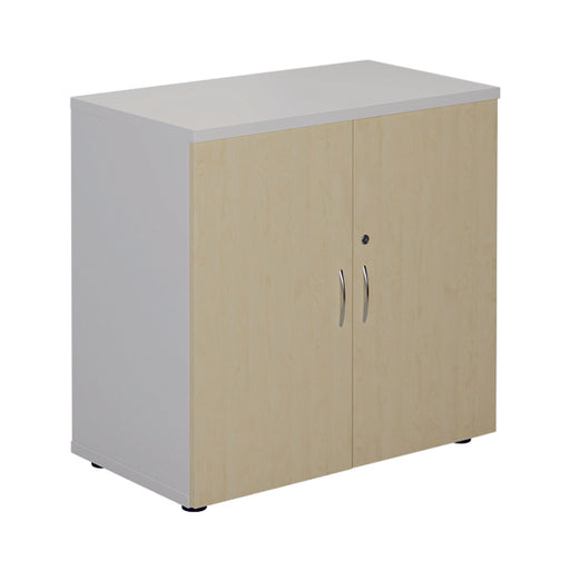 Jemini Cupboard 800x450x800mm White/Maple KF822714