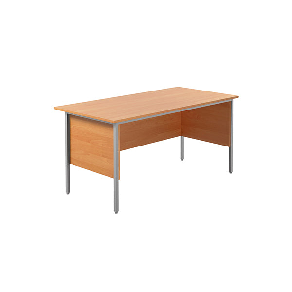 Serrion Rectangular 4 Leg Desk 1500x750x730mm Bavarian Beech KF838369