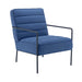 Jemini Wire Frame Reception Armchair 620x880x830mm Navy KF90478