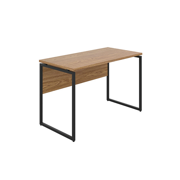 Jemini Soho Square Leg Desk 1200x600x770mm Oak/Black Leg KF90490