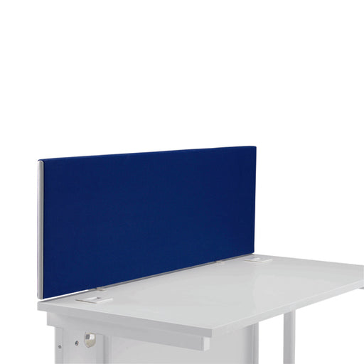 Jemini Straight Desk Mounted Screen 1400x25x400mm Blue KF90503