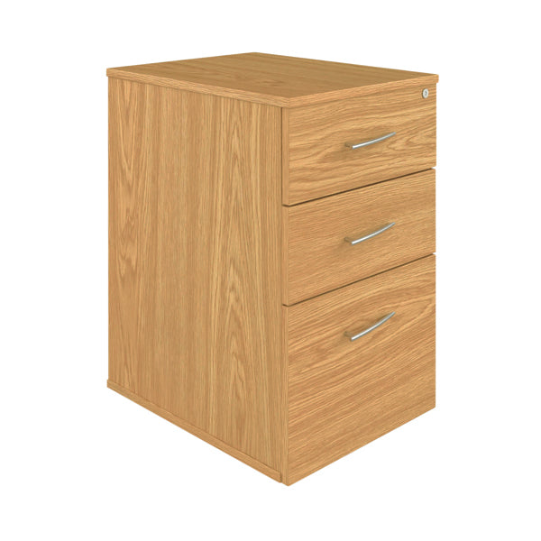 Avior Executive Under Desk Pedestal 435x565x700mm Nova Oak KF90613