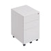 First 3 Drawer Under Desk Pedestal Steel 380x470x615mm White KF98514