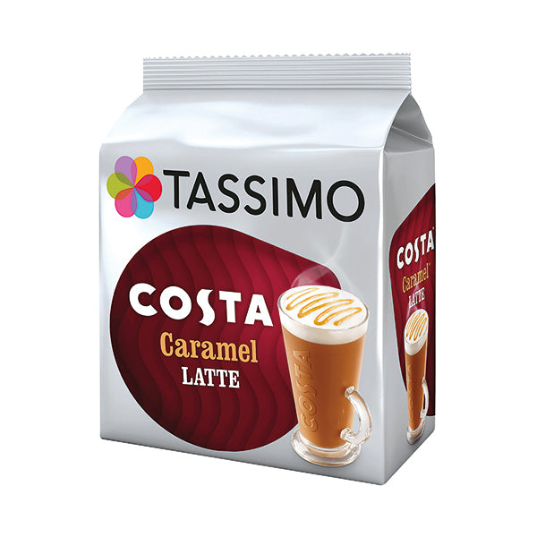 Tassimo Costa Caramel Latte Coffee Pods (Pack of 40) 4031637