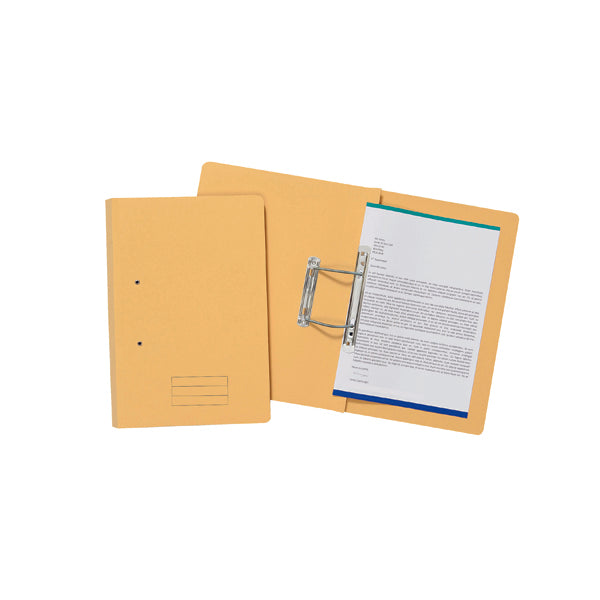 Spiral Files 285gsm Foolscap Yellow (Pack of 50) TFM50-YLWZ