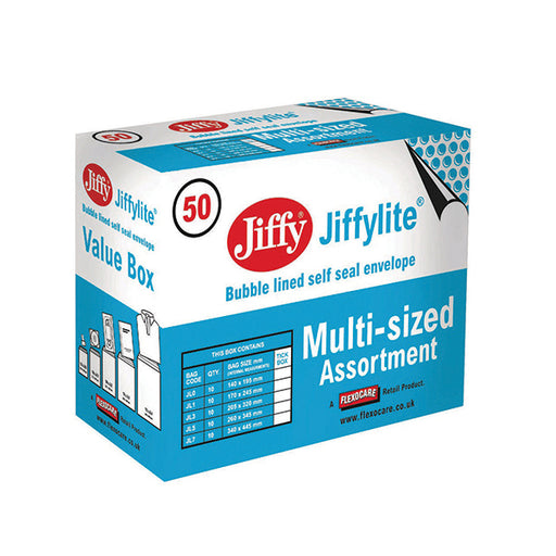 Jiffy Padded Bag Assorted Sizes Gold (Pack of 50) JPB-SEL