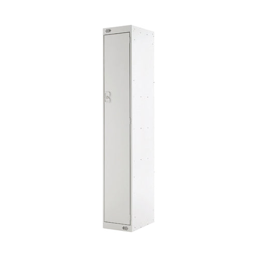 Single Compartment Locker 300x300x1800mm Light Grey Door MC00002