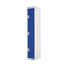 Three Compartment Locker 300x300x1800mm Blue Door MC00013