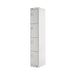 Four Compartment Locker 300x300x1800mm Light Grey Door MC00020