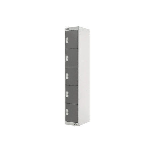 Five Compartment Locker 300x300x1800mm Dark Grey Door MC00027