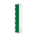 Six Compartment Locker 300x300x1800mm Green Door MC00034