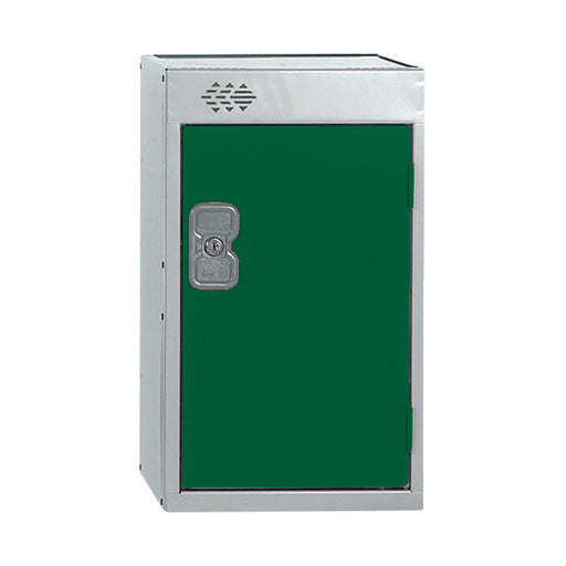 One Compartment Quarto Locker 300x300x511mm Green Door MC00076