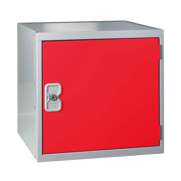 One Compartment Cube Locker 300x300x300mm Red Door MC00089