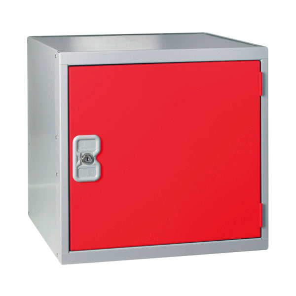 One Compartment Cube Locker 450x450x450mmm Red Door MC00101