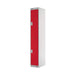 Express Standard Locker 2 Door 300x300x1800mm Red Deep MC00141